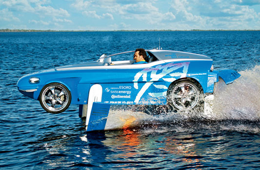 Top Gear посвятила превращению обычных автомобилей в водоплавающие