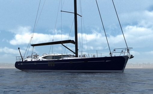 яхта Oyster 625 в море