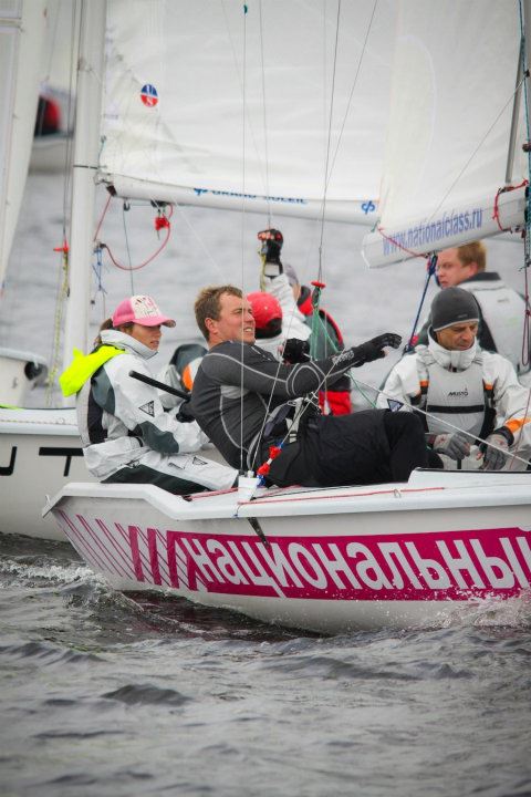 кирилюк, новиков, водяницкий на чемпиоанте россии на яхтах эм ка