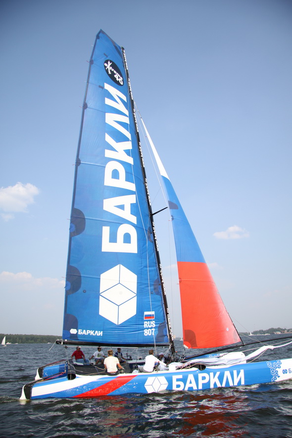 катамаран extreme 40, баркли, яхт-клуб ПИРогово, парусный спорт