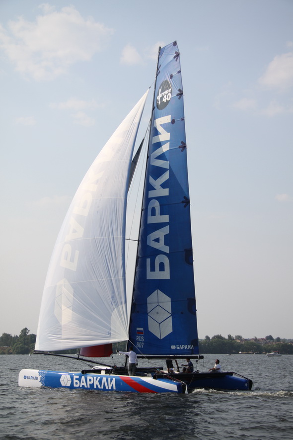 катамаран extreme 40, баркли, яхт-клуб ПИРогово, парусный спорт