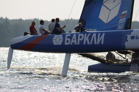 катамаран extreme 40, баркли, яхт-клуб ПИРогово, парусный спорт