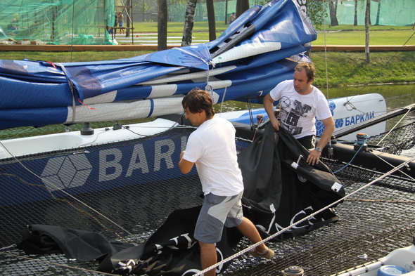 катамаран extreme 40, баркли, ПИРогово, парусный спорт