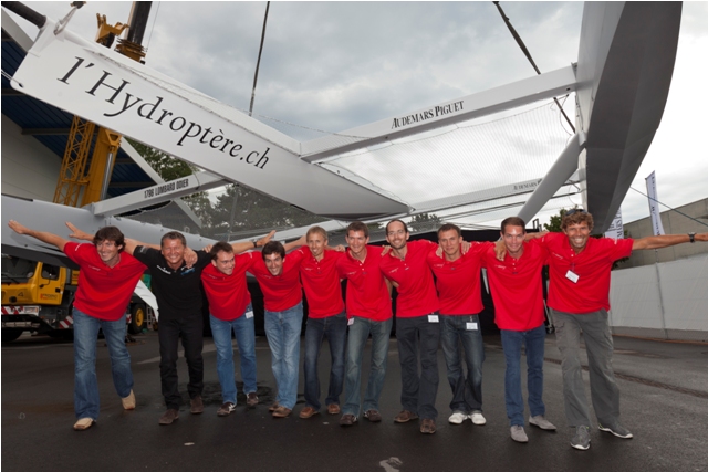 яхта, тримаран, hydroptere.ch, новости