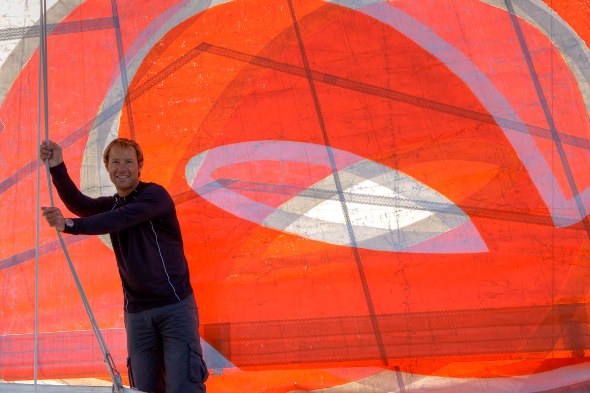 Томас Ковиль перед стартом Route du Rhum 2010
