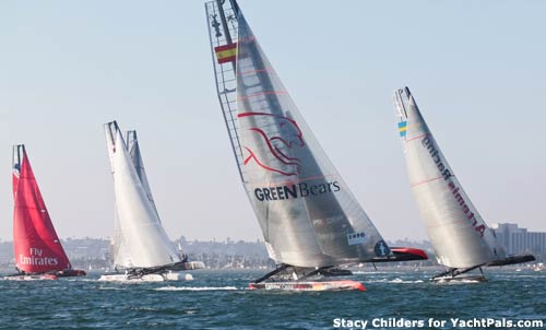 america's cup гонки флота