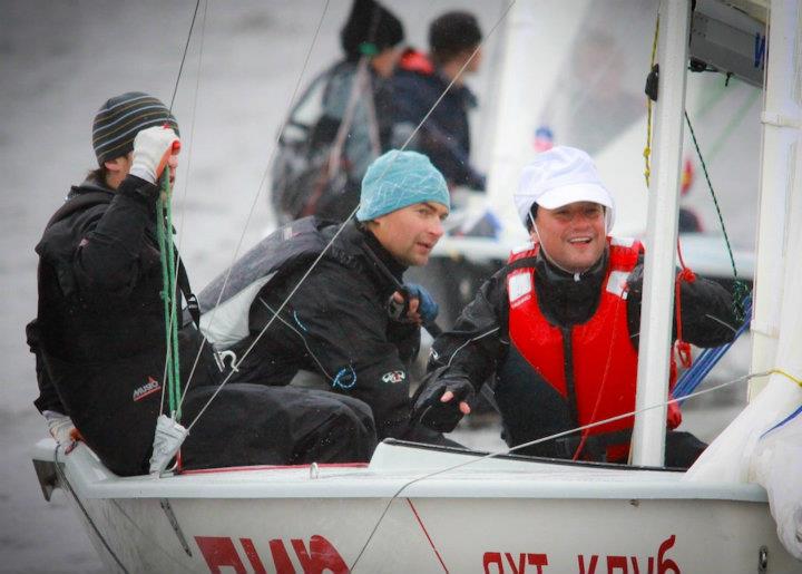киселев, демидов геращенко на чемпионате на яхте